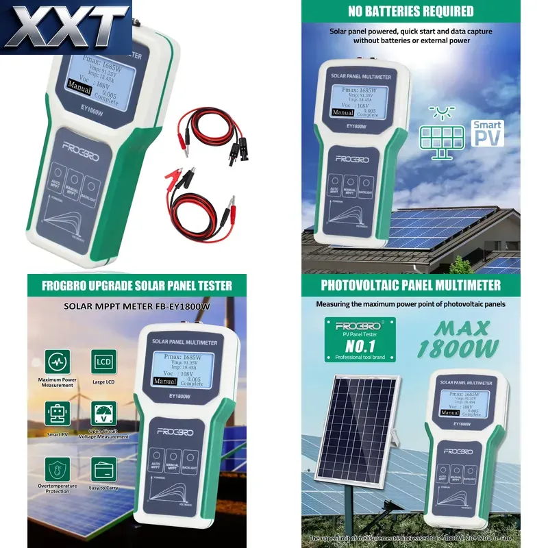 XXT EY1800W LCD Show Solar Pan - огляд і ціна Power Supply Tester