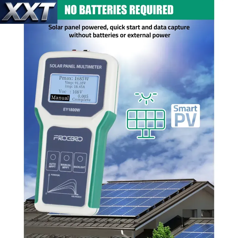 XXT EY1800W LCD Show Solar Pan - огляд і ціна Power Supply Tester