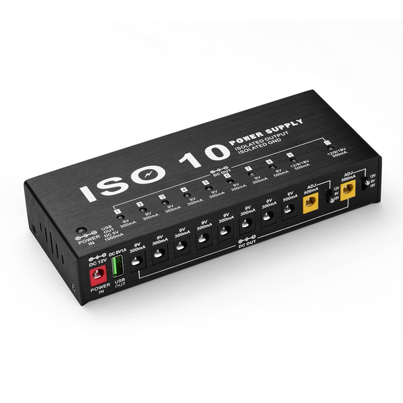 ISO-10 POWER Guitar Effect Ped - огляд і ціна Power Supply