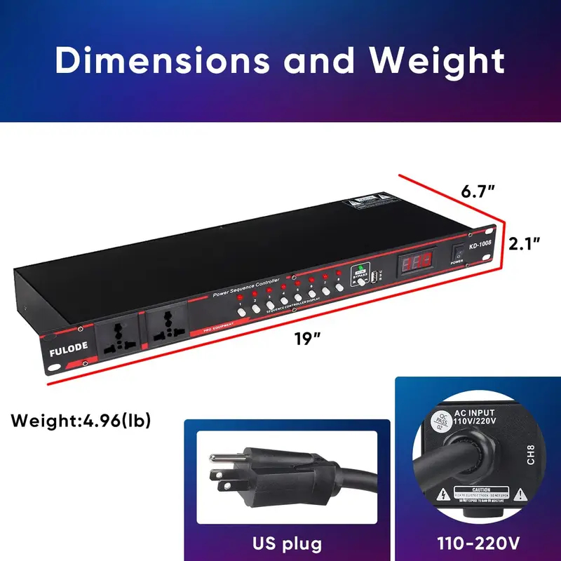 10-Way High Power Sequencer Re - огляд і ціна Power Supply