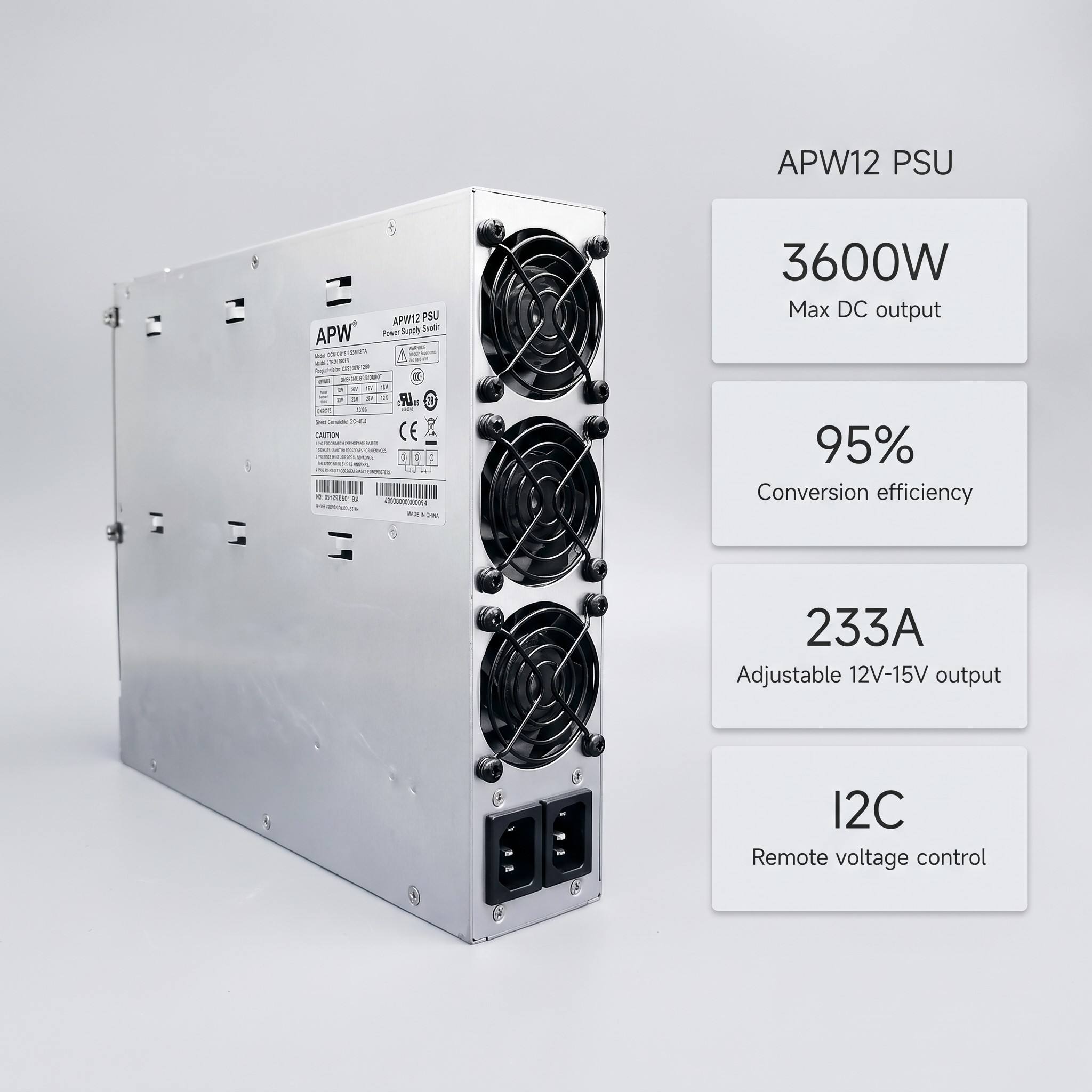 S19K Pro L7 S19J Pro XP 141T A - огляд і ціна Power Supply 12V