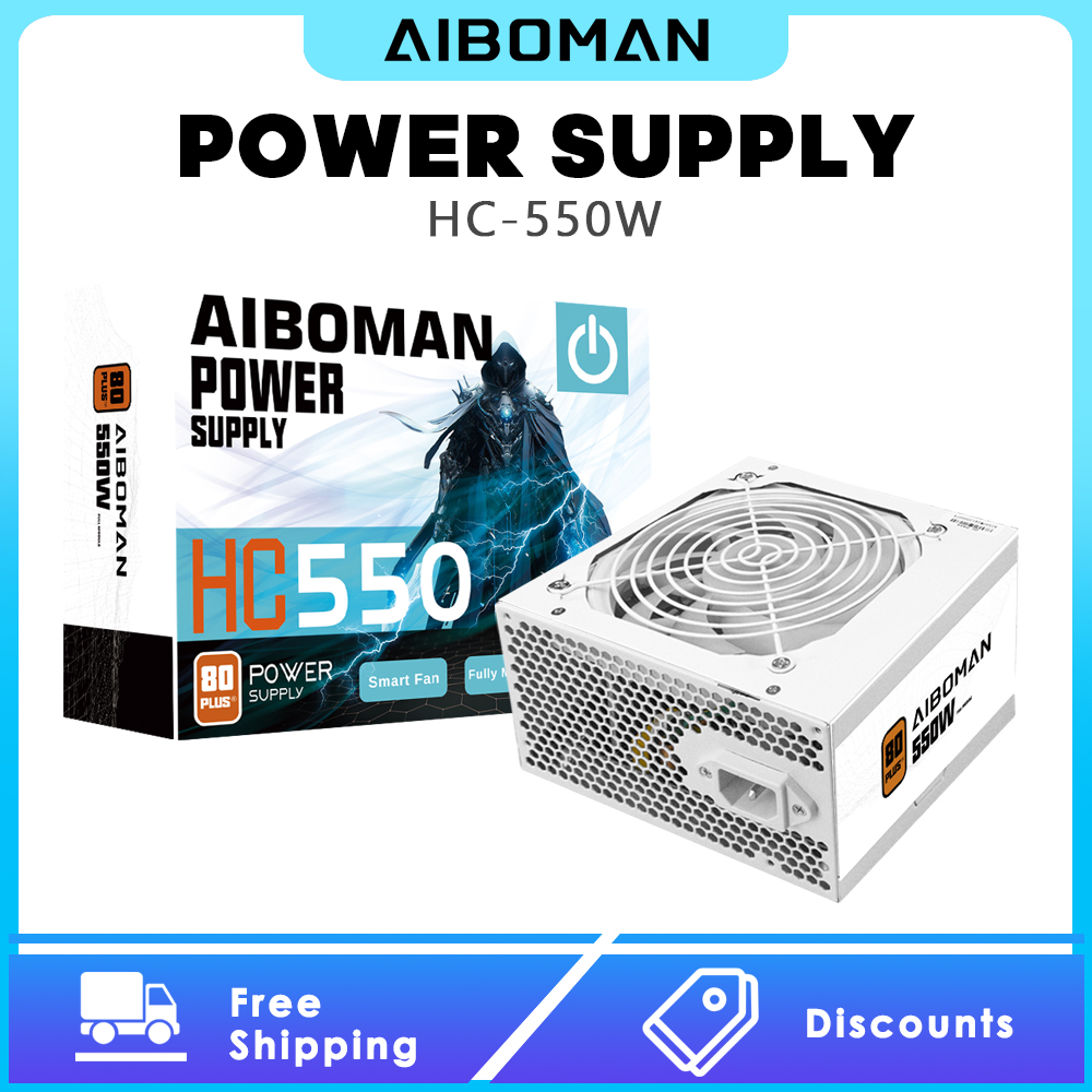 AIBOMAN Power Supply 550W 80PL - огляд і ціна Power Supply 750W